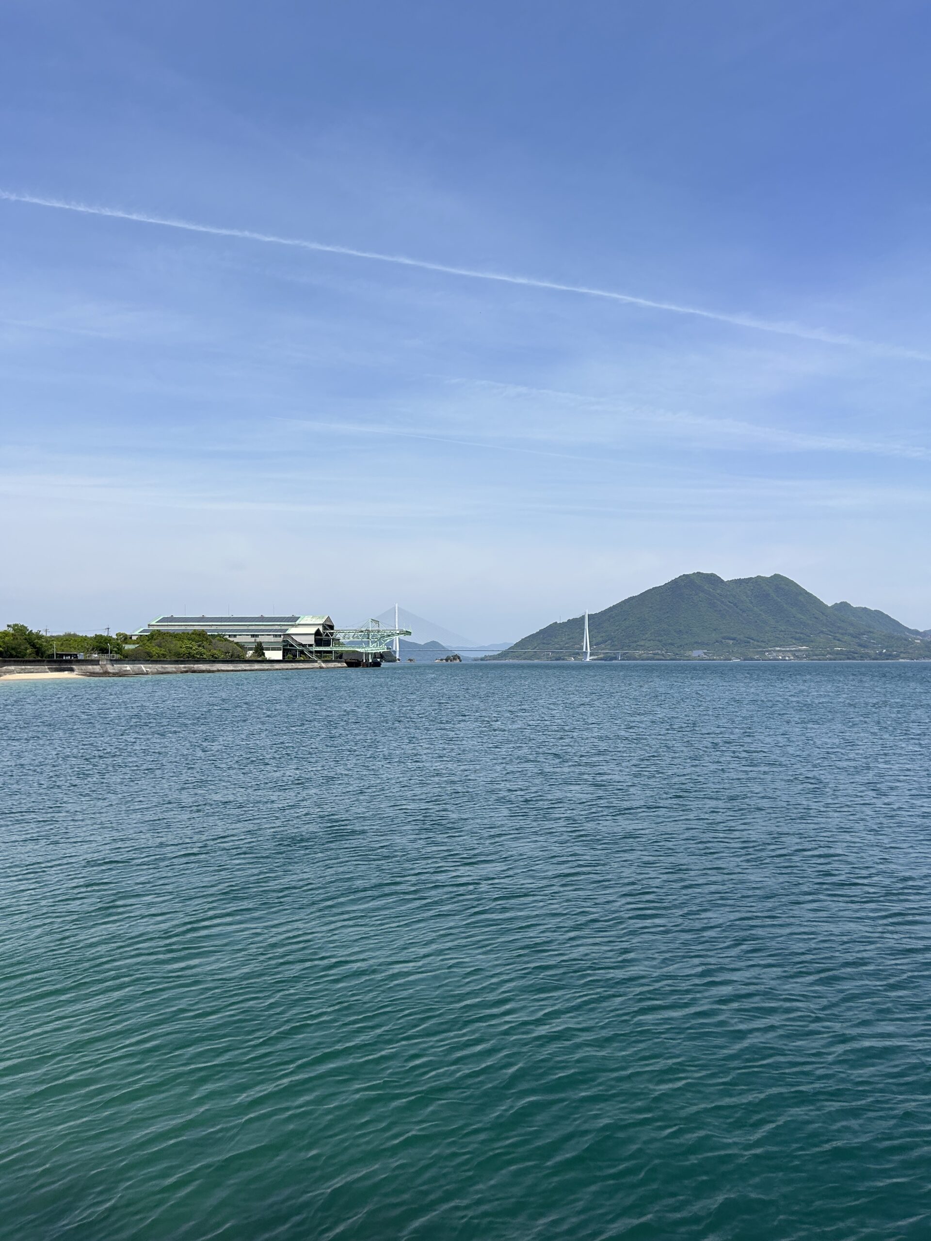 大三島 海辺からの瀬戸内海の眺め